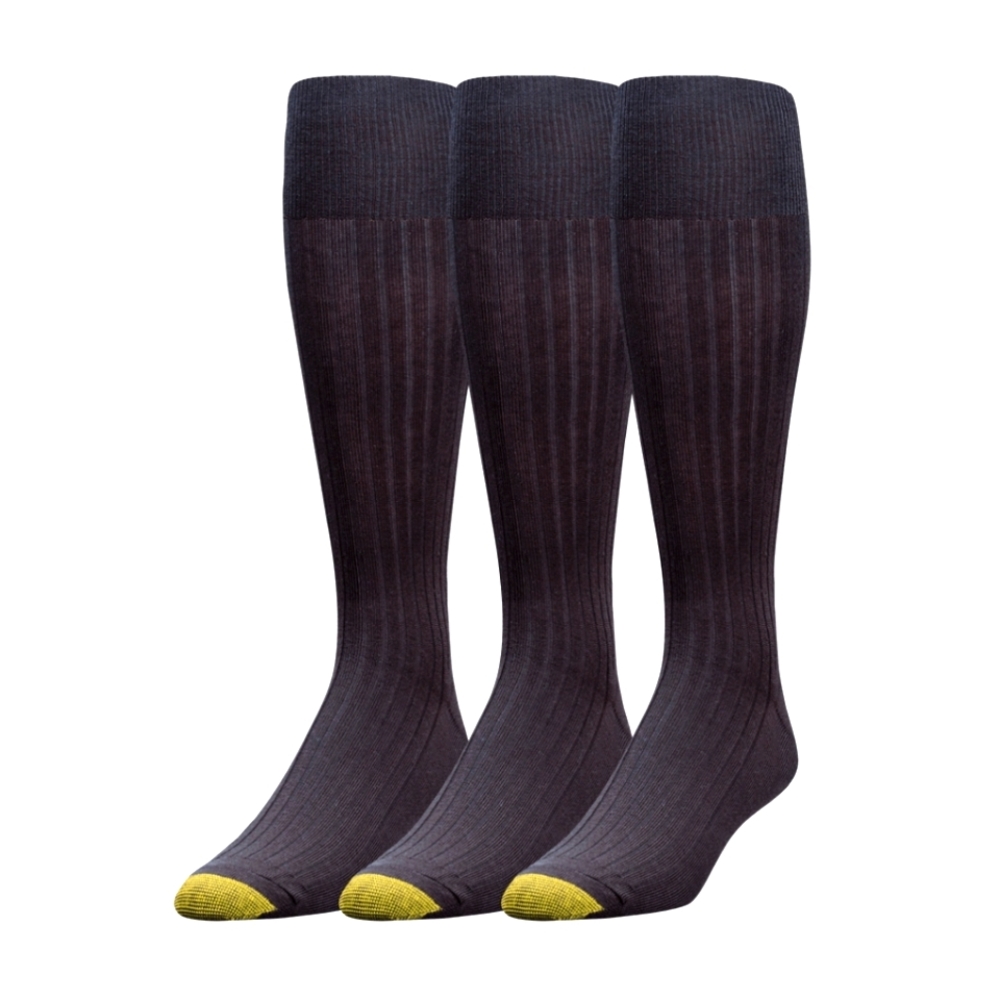 3 Pair Gold Toe Men's Over-the-calf Socks